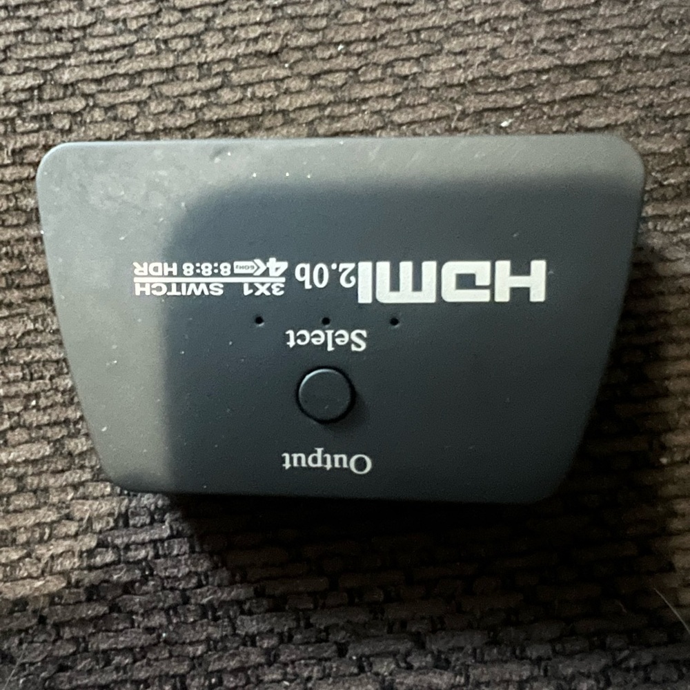 Black HDMI 2.0b Switch